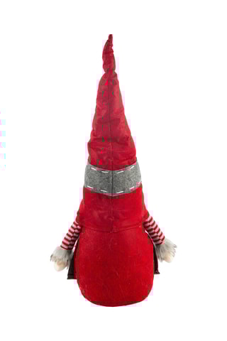 Gnomo de Natal - Vermelho e cinzento-escuro mesclado