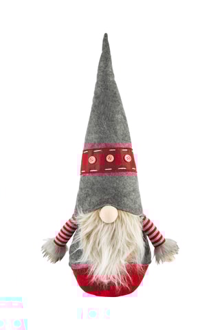 Gnomo de Natal - Cinzento-escuro mesclado