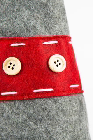 Gnomo de Natal - Cinzento-escuro mesclado