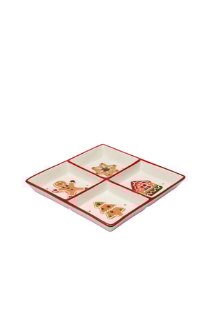 Travessa de cerâmica Ginger - 20 x 20 x 3 cm