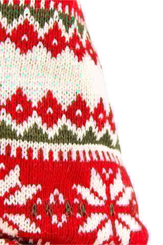 Gnomo de Natal - Verde-escuro e vermelho