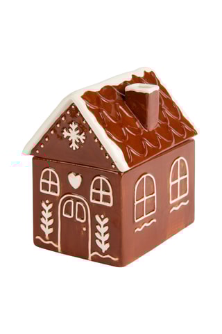 Caixa de bolachas em cerâmica - 15 x 11,5 x 16 cm