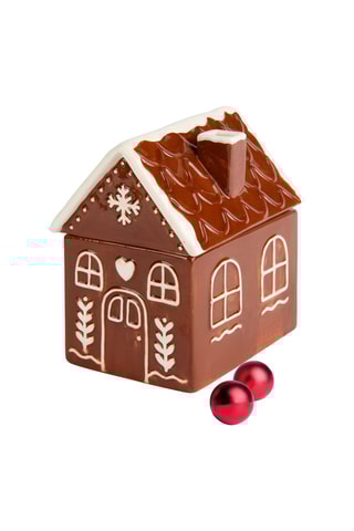 Caixa de bolachas em cerâmica - 15 x 11,5 x 16 cm