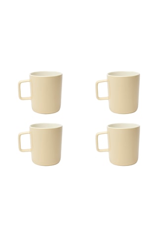 4 canecas em porcelana Nordic Trendy - 32 cl