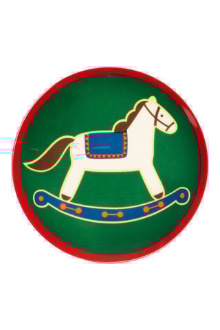 6 pratos para aperitivo em porcelana Vintage - 15 cm