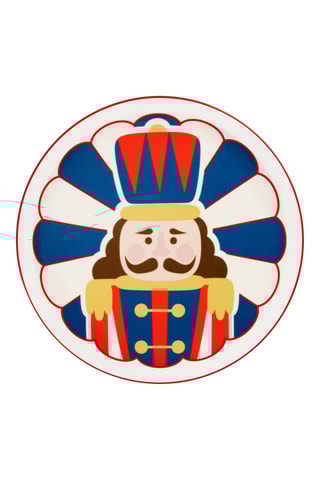 6 pratos rasos em porcelana Vintage Chri - 30,5 cm