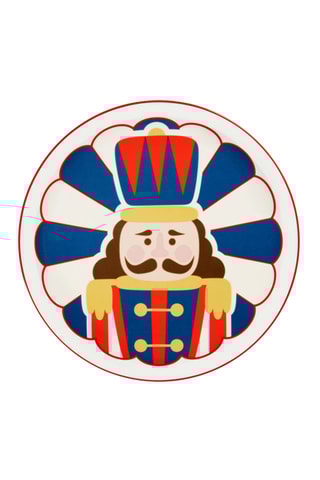 6 pratos rasos em porcelana Vintage Chri - 30,5 cm