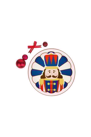 6 pratos rasos em porcelana Vintage Chri - 30,5 cm