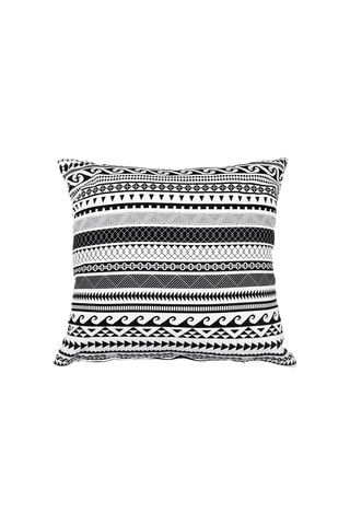 Almofada Etnico - Preto e branco - 45 x 45 x 16 cm