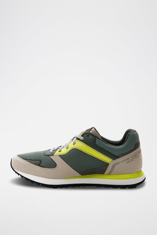 Baskets Runner Plus ’95 V Vert foncé et taupe