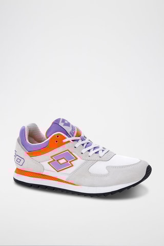 Chaussures de running en nubuck Runner Plus '95 II W - Gris clair et blanc