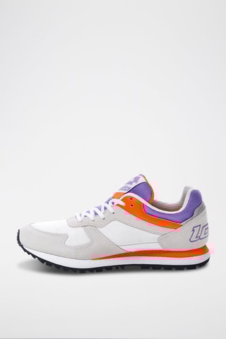 Chaussures de running en nubuck Runner Plus '95 II W - Gris clair et blanc