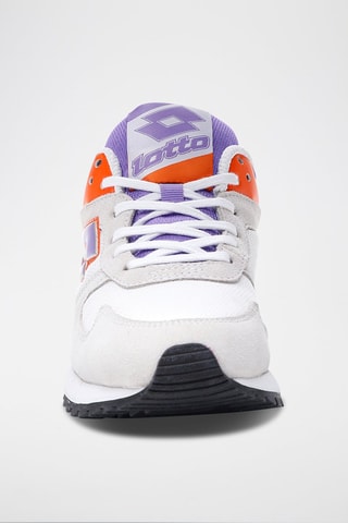 Chaussures de running en nubuck Runner Plus '95 II W - Gris clair et blanc