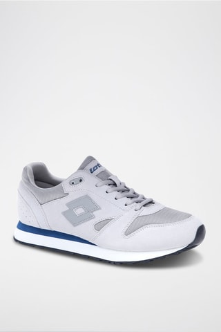 Sneakers en cuir XV MSH Blanc et gris clair