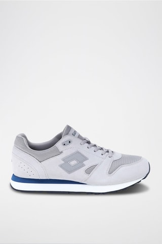 Sneakers en cuir XV MSH Blanc et gris clair