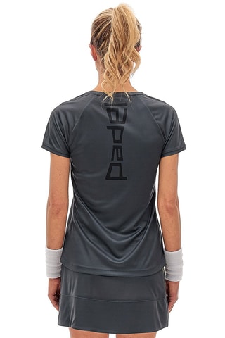 T-shirt de padel SUPERRAPIDA VII - Gris foncé