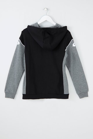 Sweat à capuche Stars Evo Noir et gris chiné