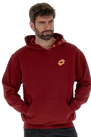 Sweat à capuche Lotto Nyc - Rouge brique