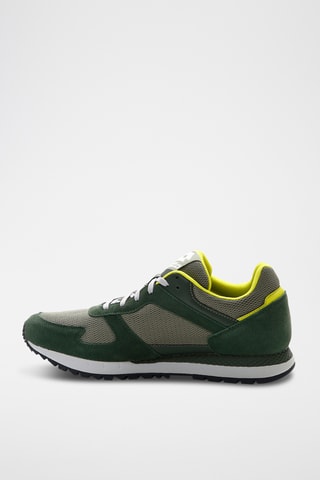 Chaussures de running en nubuck Runner plus 95 III - Vert olive