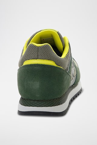 Chaussures de running en nubuck Runner plus 95 III - Vert olive