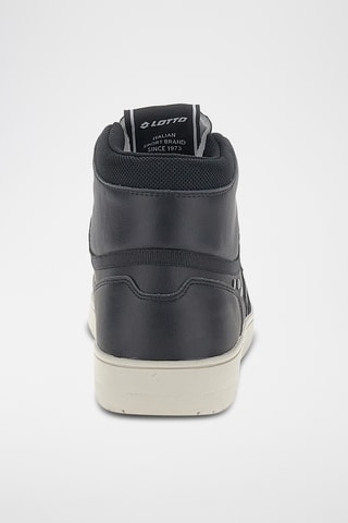 Baskets montantes en cuir Slam - Noir