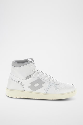 Baskets montantes en cuir Slam - Blanc