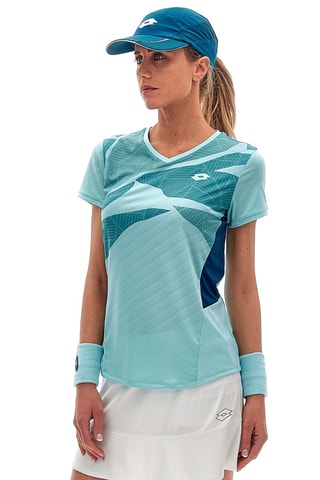 T-shirt de tennis Tech W1 - Ciel