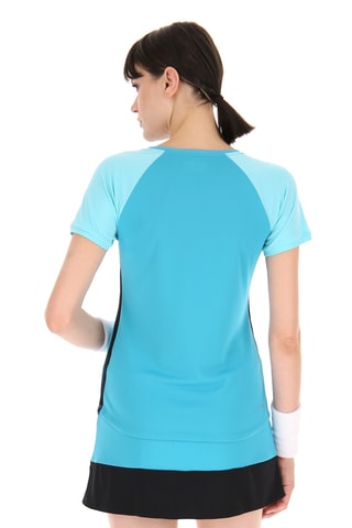 T-shirt de paddle Superrapida - Ciel et vert d’eau