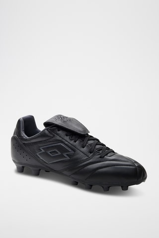 Chaussures de football en cuir de chèvre Stadio 200 III - Noir