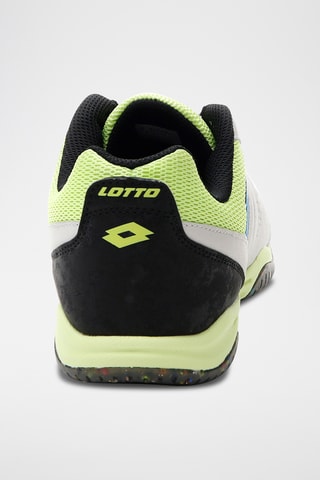 Chaussures de football intérieure en cuir Tacto 200 VI - Blanc