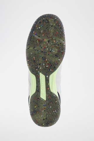 Chaussures de football intérieure en cuir Tacto 200 VI - Blanc