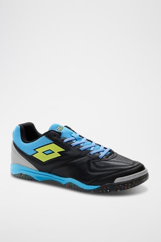Chaussures de football intérieure en cuir Tacto 200 VI - Noir