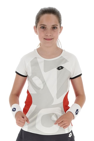 T-shirt de tennis Top ten G III - Blanc et gris clair