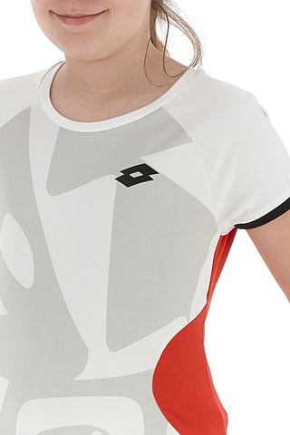 T-shirt de tennis Top ten G III - Blanc et gris clair