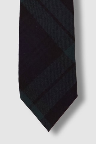 Cravate en laine - Bleu marine