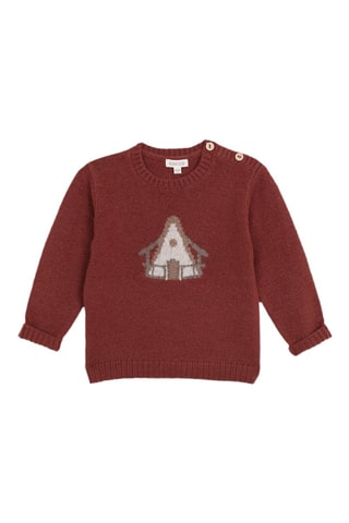 Pull en laine - Rouge brique