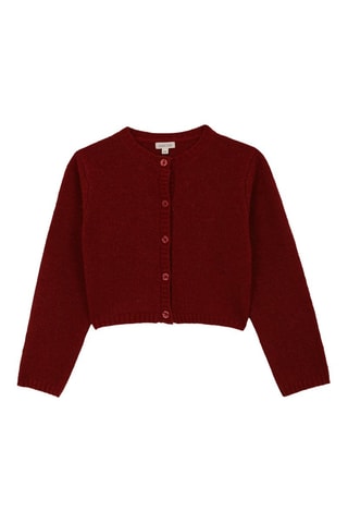 Wollen Vest - Bordeauxrood