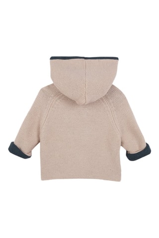 Dubbelzijdig Vest met Capuchon - Petrolblauw