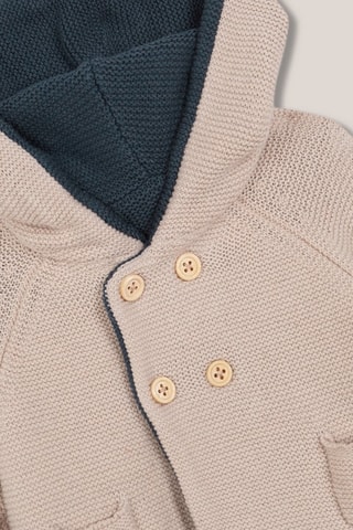 Dubbelzijdig Vest met Capuchon - Petrolblauw