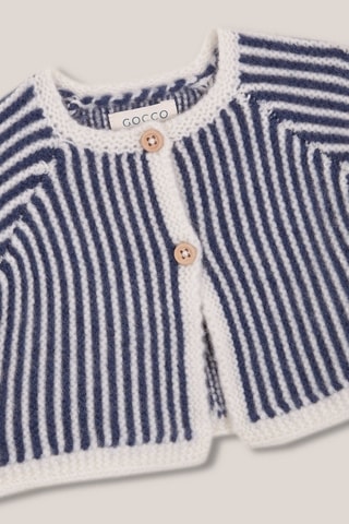 Merinoswollen Jasje - Marineblauw