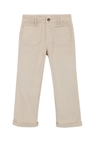 Pantalon en velours - Ecru