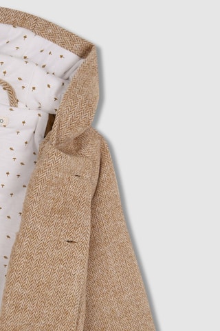 Wollen Jas - Gemêleerd Lichtbruin