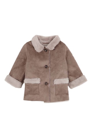 Dubbelzijdig Jasje - Beige en Lichtbruin