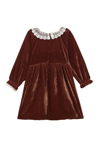 Robe en velours - Bordeaux