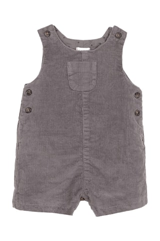 Salopette en velours - Gris