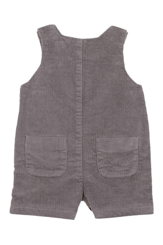 Salopette en velours - Gris