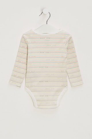 3 bodys - Blanc, rose et vert