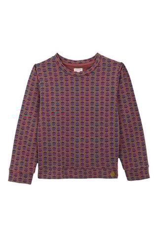 Fleece Sweater - Donkerroze 