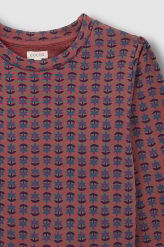 Fleece Sweater - Donkerroze 