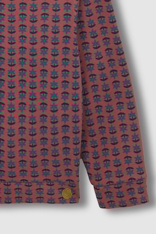 Fleece Sweater - Donkerroze 